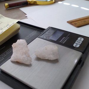 Morongo White natural Quartz stone for jewelry making or collecting.